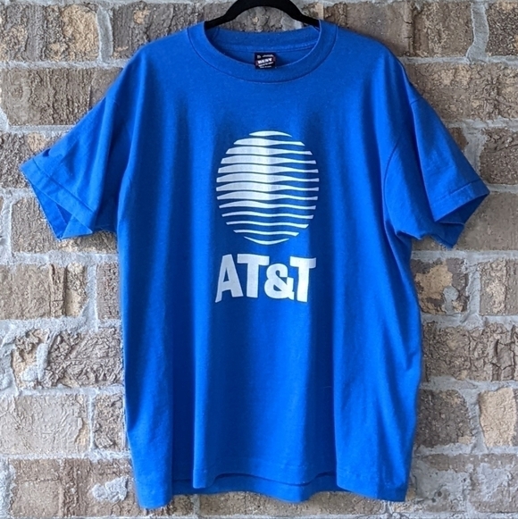 Vintage 1980s Single Stitch AT&T Short Sleeve T-Shirt XL - Picture 6 of 6